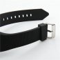 Fashion Blue&White LED Watch Black Rubber Speedometer Dot Matrix Gift 86 L8891