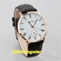 KEVIN Elegant Simple Black Genuine Leather Quartz Wrist Watch Women Men 86 Q4108