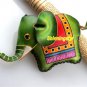 Elephant Genuine Leather Handmade Zip Money Coin Purse Wallet Lady Women Gifts