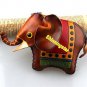 Elephant Genuine Leather Handmade Zip Money Coin Purse Wallet Lady Women Gifts
