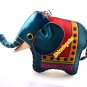 Elephant Genuine Leather Handmade Zip Money Coin Purse Wallet Lady Women Gifts