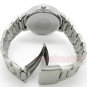New Silver Quartz Wrist Watch Dragon Turntable Dial Mens Boys Hours Gift Q0843