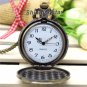 New Bronze Eagle Hawk Pocket Watch Necklace Pendant Chain Women Men Gifts P213
