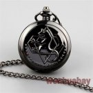 Retro Bronze Horse Necklace Pendant Chain Quartz Pocket Watch Men Women Gifts