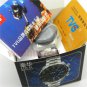 Waterproof TVG Mixed Color LED Watch Silver Boys Mens Sports Gift Box 86 L8828
