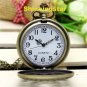 Antique Hollow Spider Web Necklace Pendant Chain Quartz PocketWatch Men Lady P01