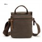 Vintage Messenger Single Shoulder Bag School Canvas Zip Buckle Satchel 8 Warrior