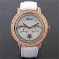 New Style Elegant Crystal Precision Dial Quartz Wirst Watch Women Lday Girl