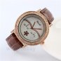 New Style Elegant Crystal Precision Dial Quartz Wirst Watch Women Lday Girl