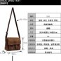 Vintage Messenger Backpack Shoulder Bag School Canvas Zipper Buckle Men Purse 86