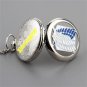 Silver Wing Hollw Quartz Pocket Watch Necklace Pendant Chain Men Women Gift P272