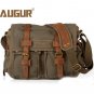Retro Army Men Canvas Leather Military Shoulder Bag Messenger Gift 86 CC0082