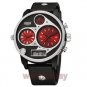 Waterproof Analog LED Digital Quartz Double Movement WristWatch Men 5 Colors