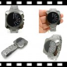 Fashion Stainless Steel Men Quartz Wristwatch Unique Turntable Dial New 86 Q0809