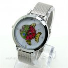 Tready  Stainless Steel Mesh Quartz Wrist Watch Women Girls Lady Cute Dial Gifts
