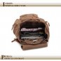 Vintage Backpack Shoulder Bag School Canvas Zip Buckle College Student 86 Travel