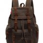 Vintage Backpack Shoulder Bag School Canvas Zip Buckle College Student 86 Travel
