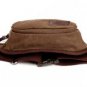 New Brown Retro Messenger Men Canvas Sport Shoulder Travel Waist Bag US C006 AB