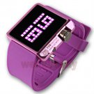 Newest Fashion TVG Waterproof Purple Silicon Band Purpel Led Sport Gift 86 L8866