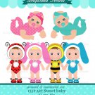 Sweet baby digital clip art BUY 2 GET 1 FREE