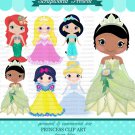 Princess digital clip art BUY2 GET1 FREE