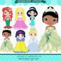 Princess digital clip art BUY2 GET1 FREE