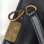A67087 black sheepskin with original bronze hardware