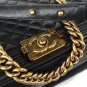 A67087 black sheepskin with original bronze hardware