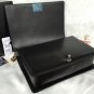 A67087 black sheepskin with ancient silver hardware