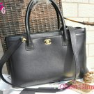 A66431 original black leather gold hardware