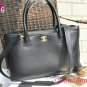A66431 original black leather gold hardware