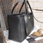 A66431 original black leather gold hardware