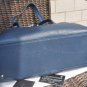 A66439 original navy blue leather silver hardware