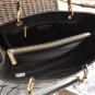 A50995 GST black lambskin with gold hardware