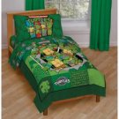 TMNT Teenage Mutant Ninja Turtles 4pc TODDLER BEDDING Set