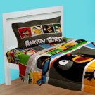 Angry Birds Twin Bedding Set 4pc Bold Game Comforter Sheets