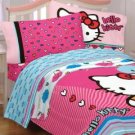 Hello Kitty Free Time Bedding Set Full