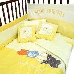 Animals Good Friends TODDLER BEDDING Crib Comforter Set