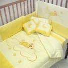 Sleepy Bear Animals Toddler Bedding Crib Comforter Set