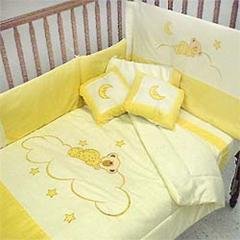 Sleepy Bear Animals Toddler Bedding Crib Comforter Set