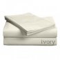 Luxe Collection 618ct Combed Cotton Sateen Weave Low Profile Sheet Sets King Ivory