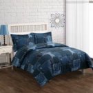 Jean Patch Full / Queen Comforter With 2 Shams