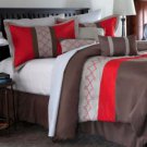 Lavish Home Molly 7 Piece Embroidered Comforter Set - Queen