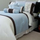 Lavish Home Samantha 7 Piece Embroidered Comforter Set - King