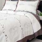 Lavish Home Athena Embroidered Quilt 3 Pc. Set - Full/Queen