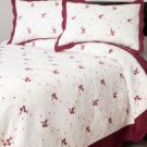 Lavish Home Chloe 3 pc Embroidered Quilt Set Full/Queen