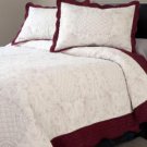 Lavish Home Juliette Embroidered Quilt 3 Pc Set - Full/Queen