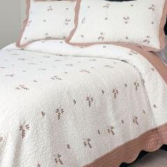 Lavish Home Peyton Embroidered Quilt 2 Pc. Set - Twin