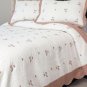Lavish Home Peyton Embroidered Quilt 2 Pc. Set - Twin