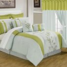 Lavish Home 24 Piece Room-In-A-Bag Maria Bedroom Set - Queen